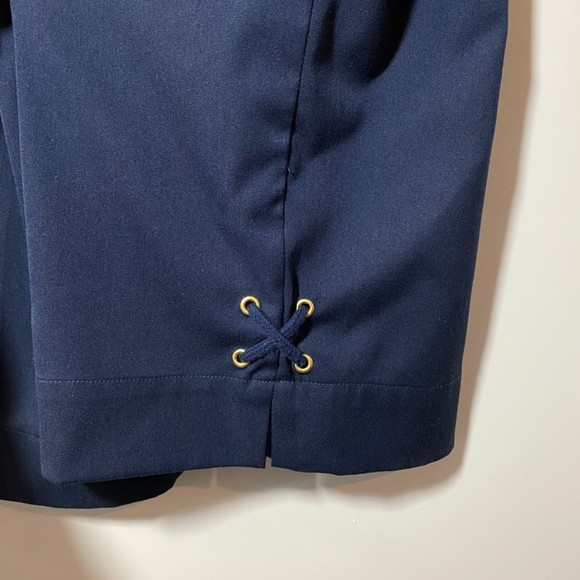 Alfred Dunner Navy Blue Cuff Capri Pants Size 18 - Picture 3 of 6